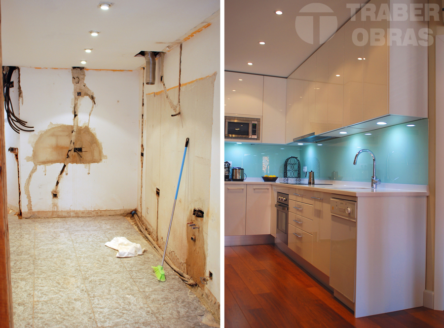 ​Reforma integral de vivienda en barrio de Chueca de Madrid por Traber Obras.