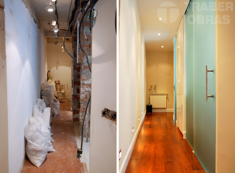 ​Reforma integral de vivienda en barrio de Chueca de Madrid por Traber Obras.