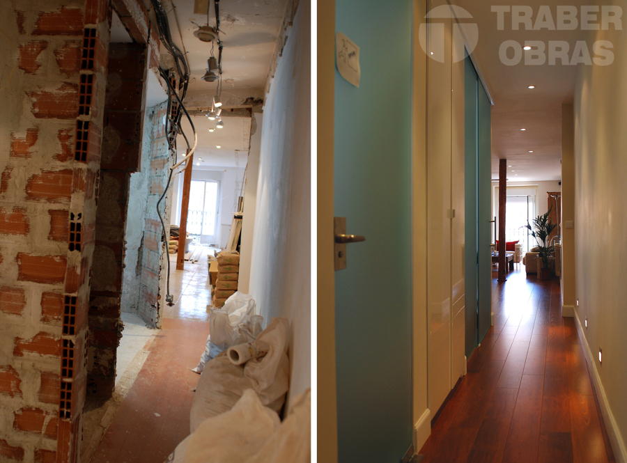 ​Reforma integral de vivienda en barrio de Chueca de Madrid por Traber Obras.