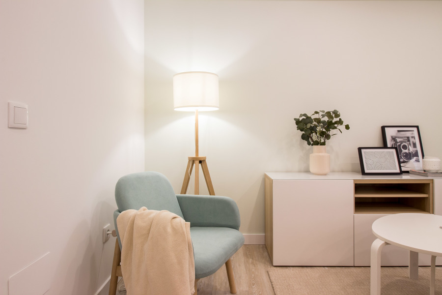 Reforma integral y Home Staging salon moderno