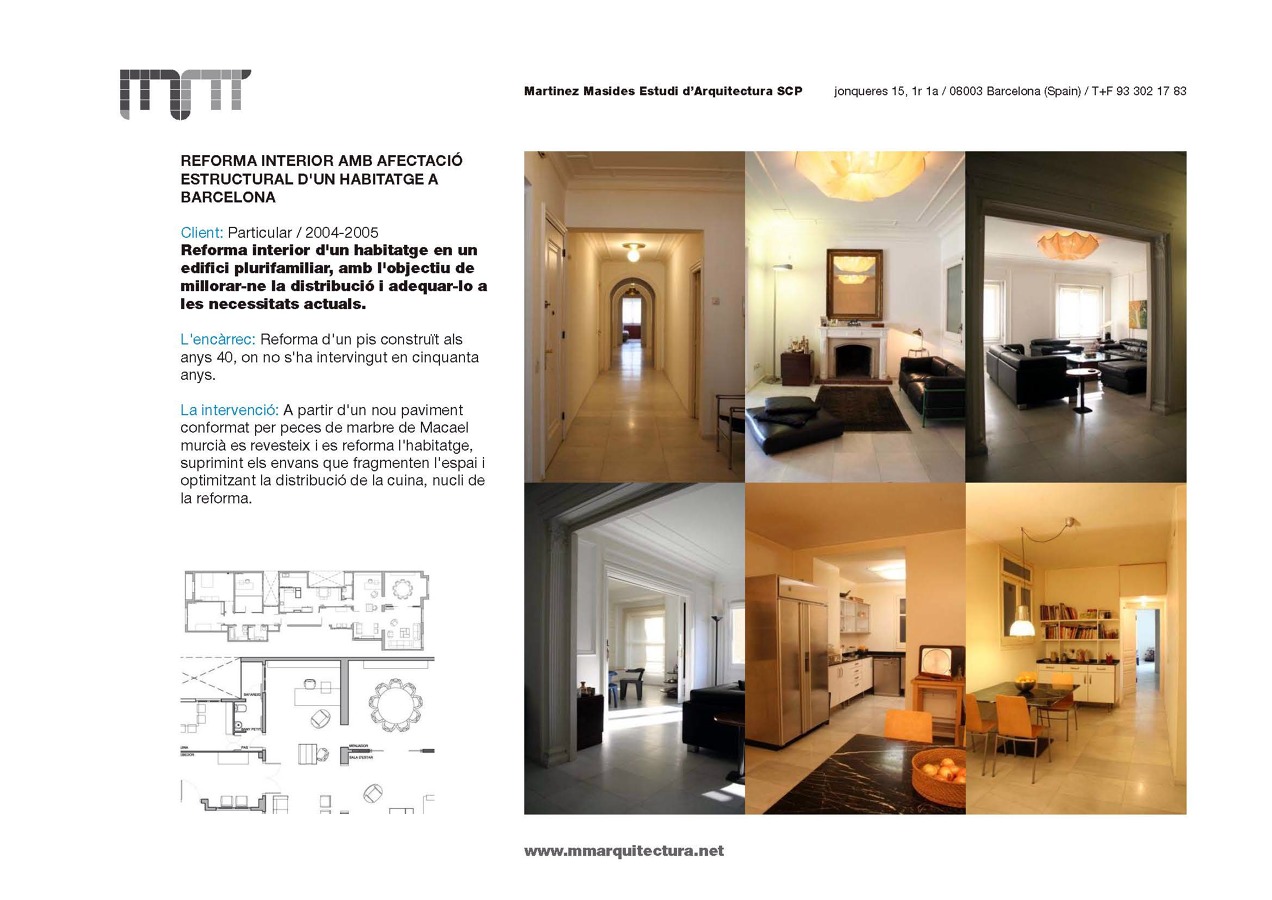 Reforma interior d'habitatge