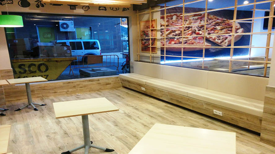 Reforma locar para telepizza interior