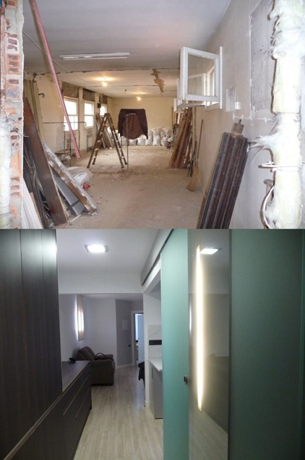 Reforma piso..Antes y despues