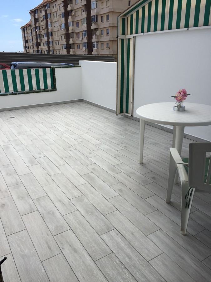 Reforma total, terraza