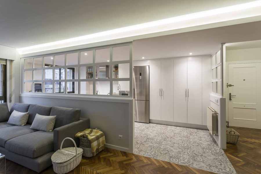 Reforma vivienda en Madrid - Salón y Cocina