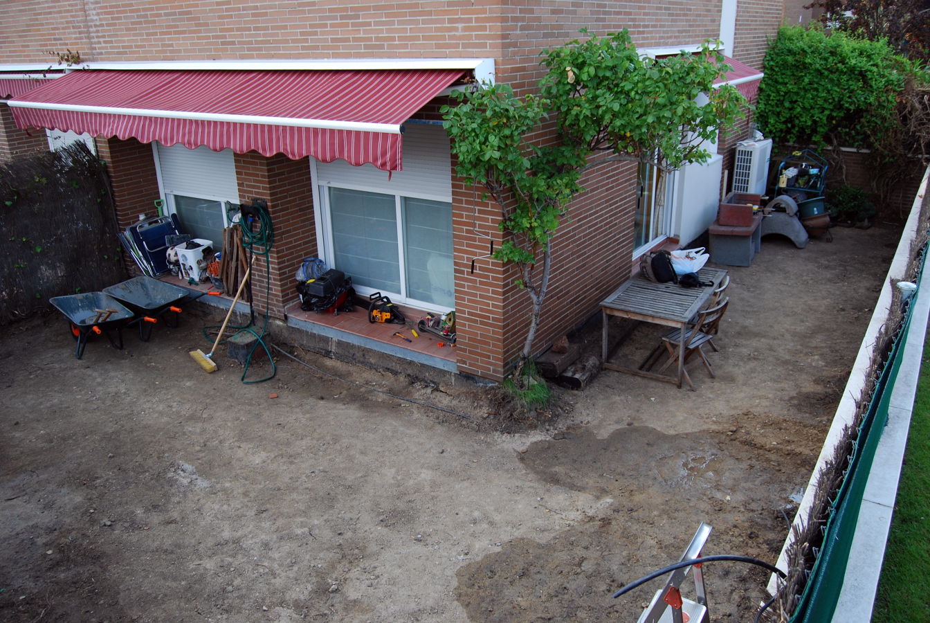 reforma y cerramiente de jardin