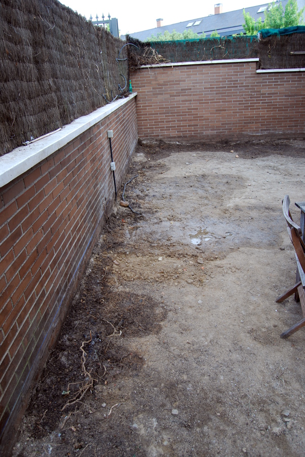 reforma y cerramiente de jardin