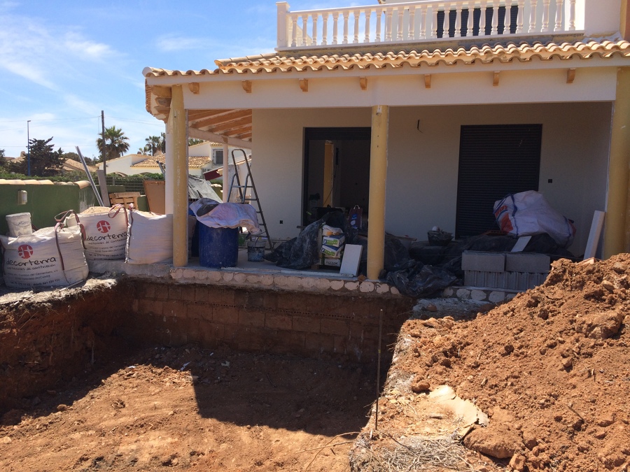 Reformas general chalet y construcion piscina