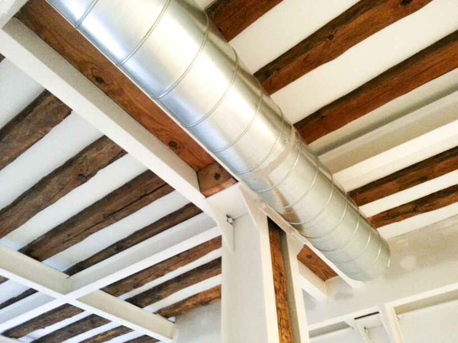 REFUERZO FORJADO SUPERIOR, RECUPERACIÓN ENTREVIGADO VISTO 2/3