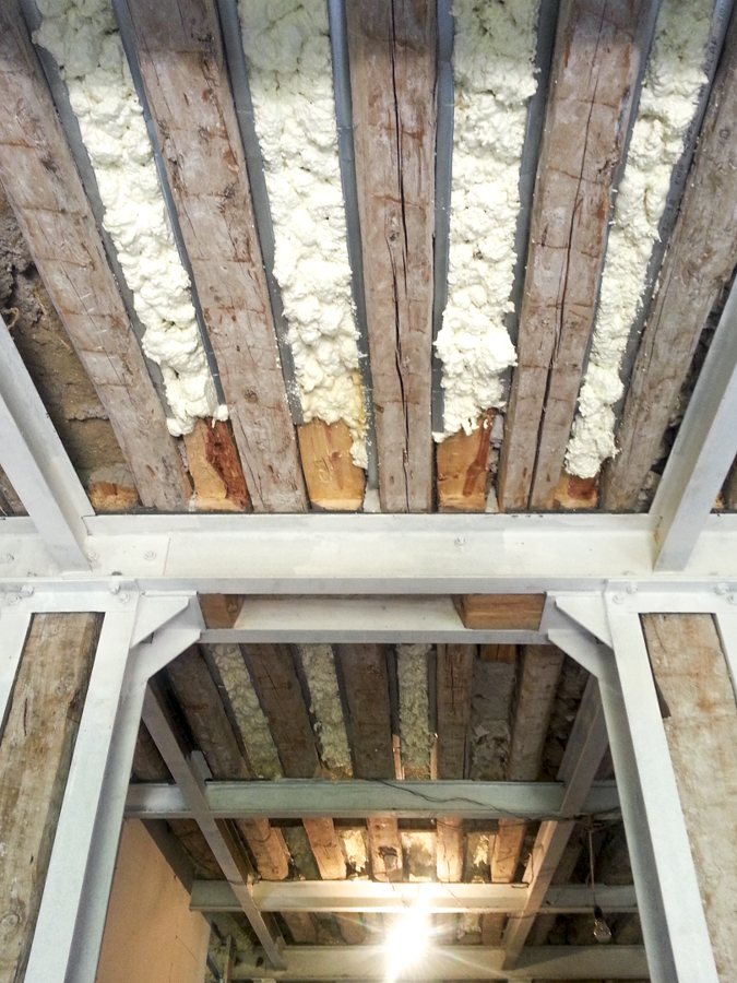 REFUERZO FORJADO SUPERIOR, RECUPERACIÓN ENTREVIGADO VISTO 3/3