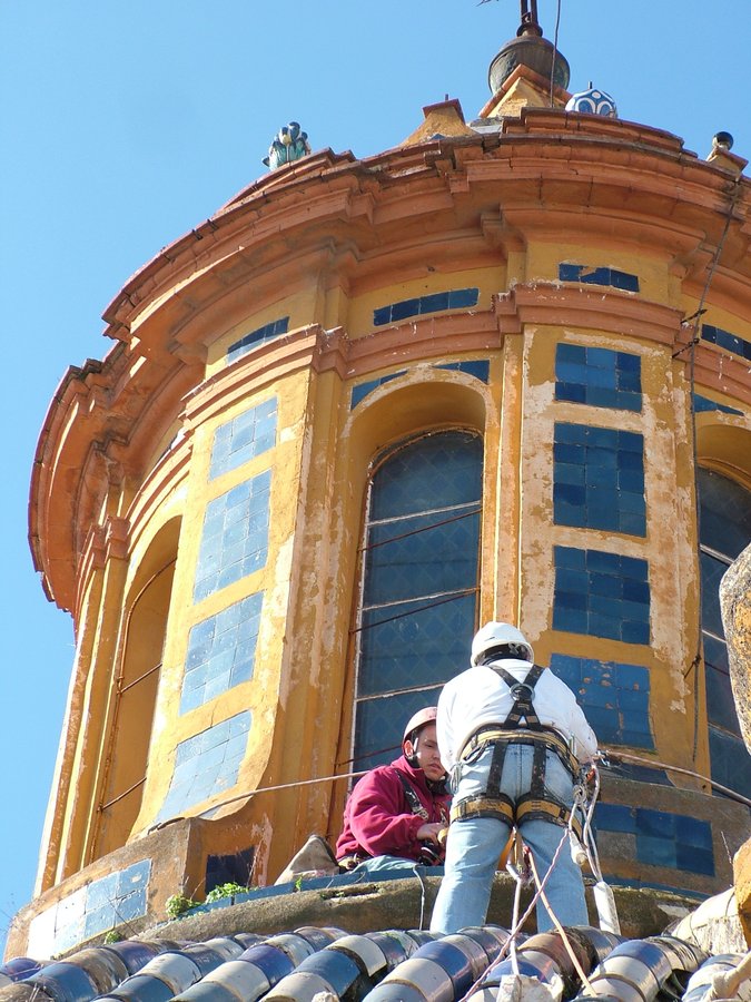 REHABILITACION CUPULA IGLESIA SANTA CRUZ