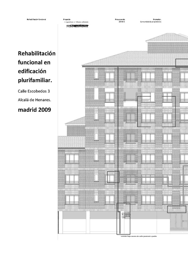 rehabilitacion de edificio plurifamiliar 