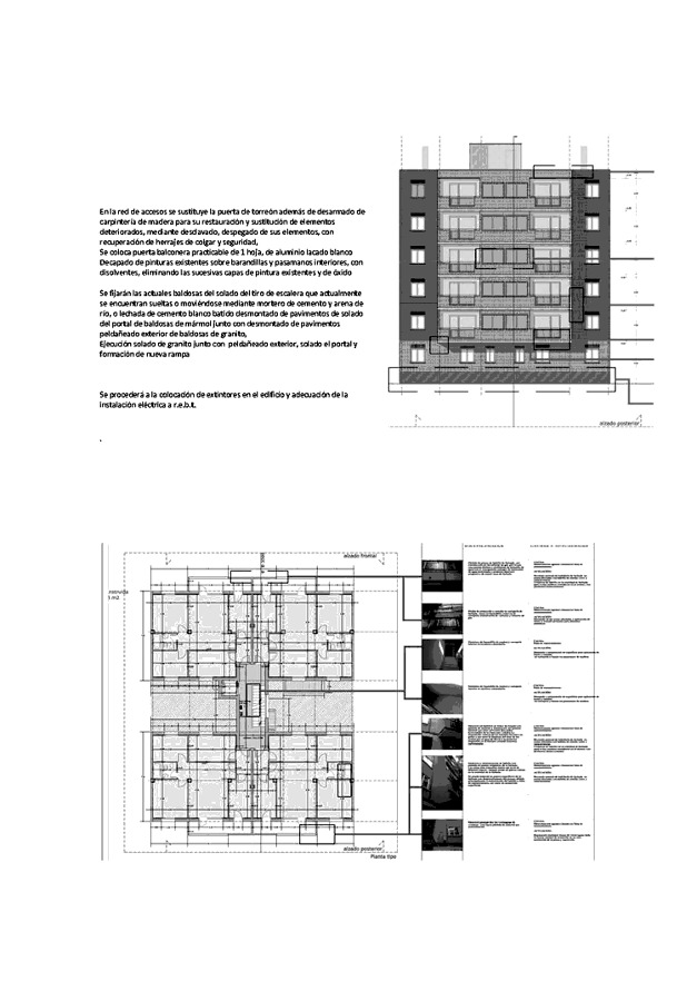 rehabilitacion de edificio plurifamiliar 