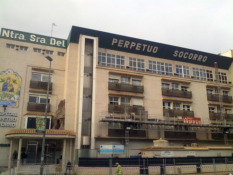 Rehabilitación de fachada con corcho proyectado