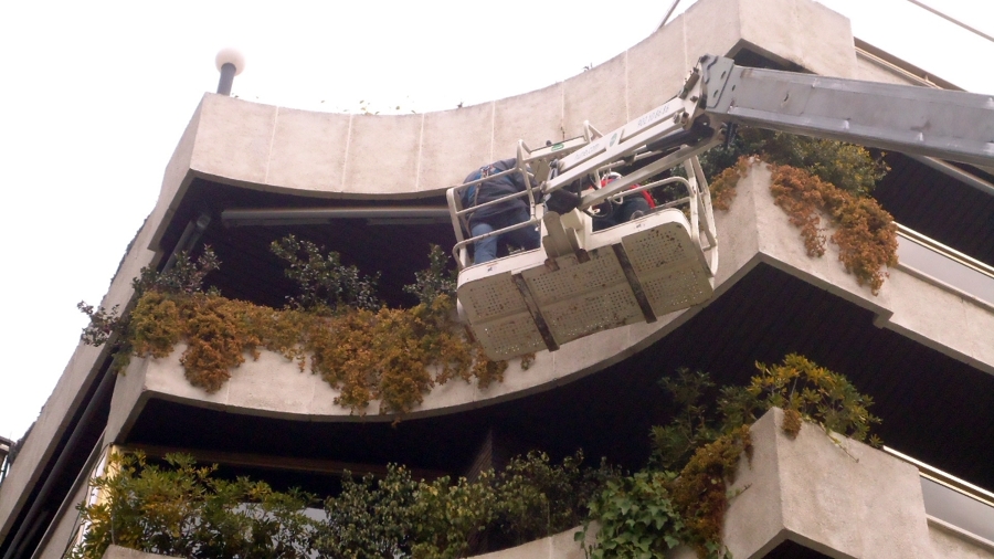 Rehabilitación de fachada e impermeabilización jardineras