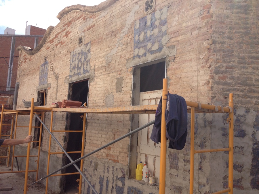 Rehabilitación de fachada en marcha