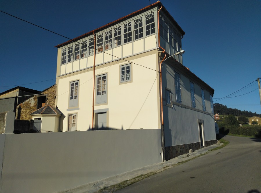 Rehabilitacion de fachada en Ove