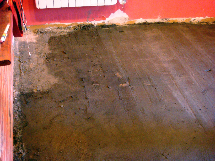 Rehabilitación de suelos en casa de pueblo 3 soleras