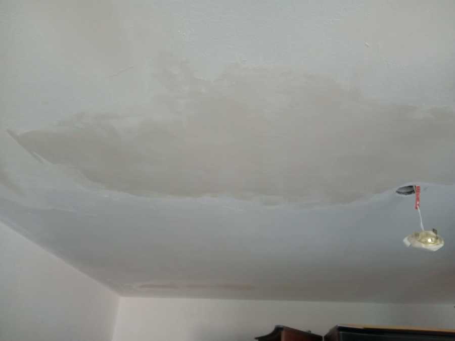 Rehabilitación de techo por desprendimiento