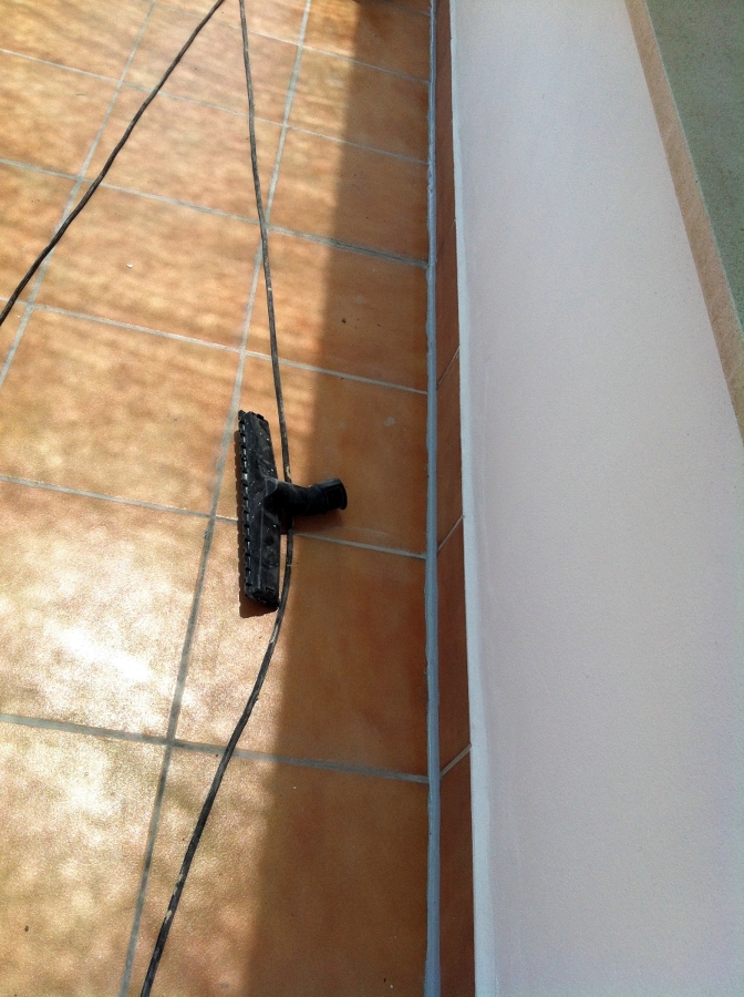 REHABILITACION DE TERRAZA CON MATERIAL IMPERMEABLE TRANSPARENTE Y TRANSITABLE