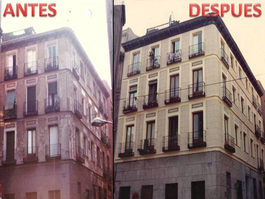 Rehabilitación fachada en Madrid