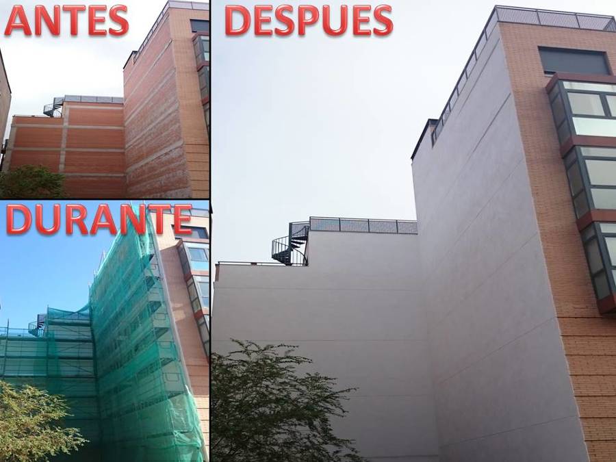 Rehabilitación fachada en Madrid