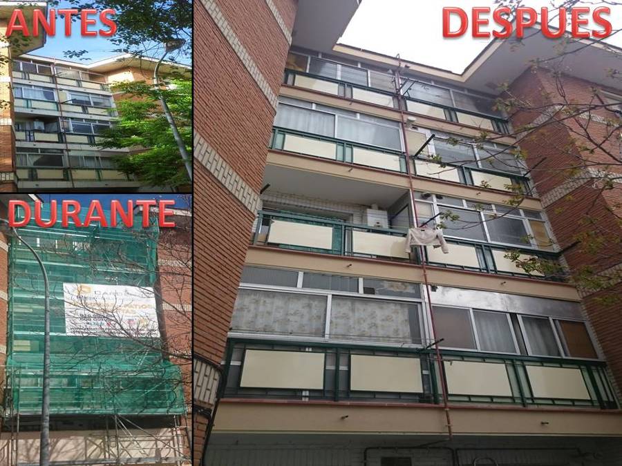 Rehabilitación fachada en Madrid