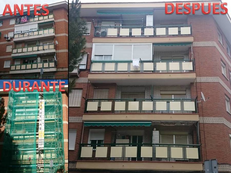 Rehabilitación fachada en Madrid
