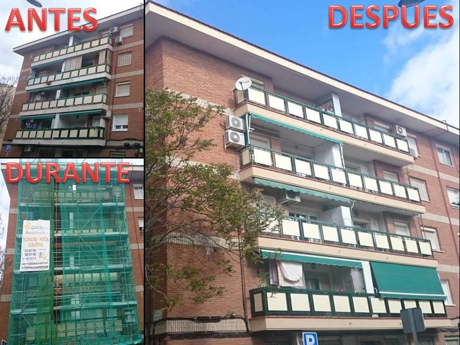 Rehabilitación fachada en Madrid