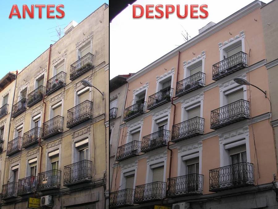 Rehabilitación fachada en Madrid