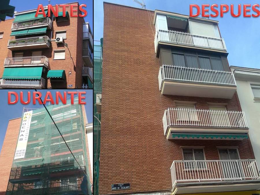 Rehabilitación fachada en Madrid