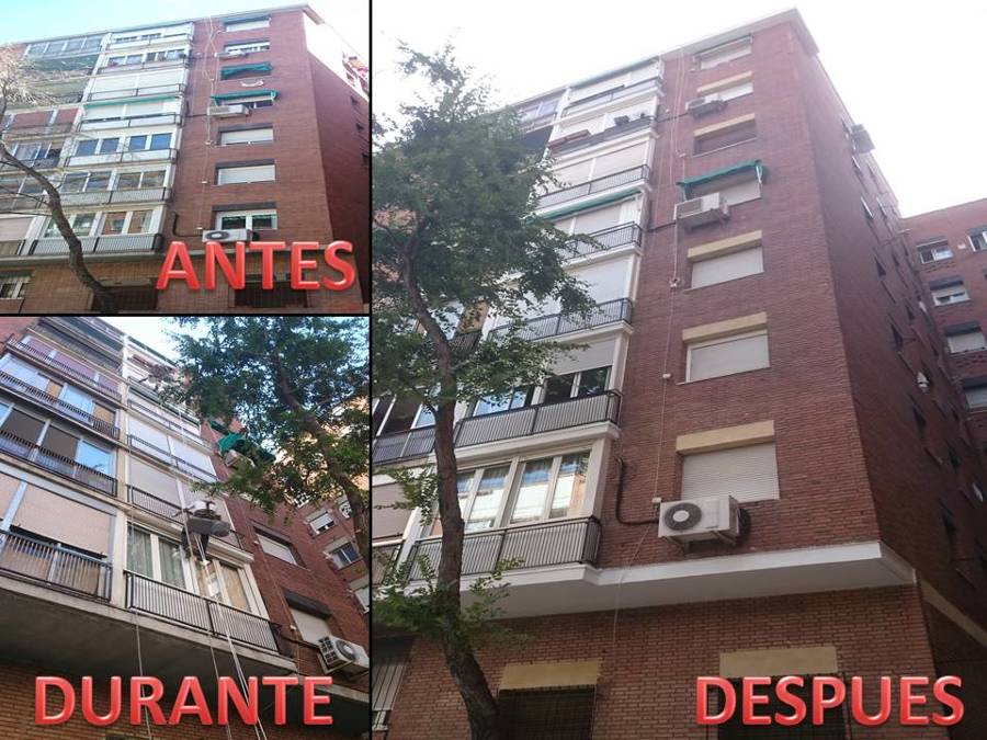 Rehabilitación fachada Paseo De La Castellana