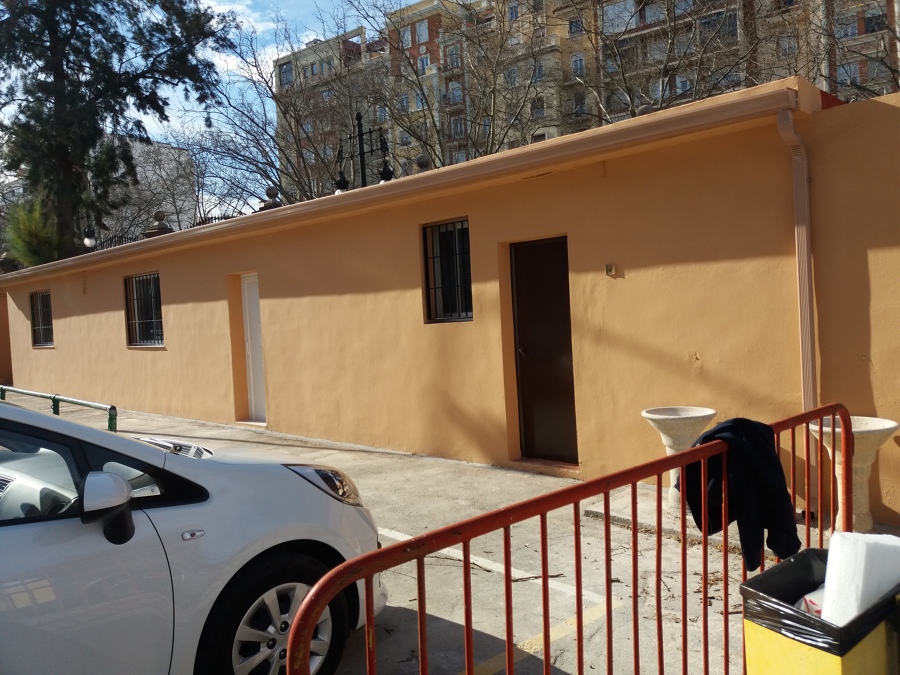 Rehabilitación  fachada y colocación de canal aluminio