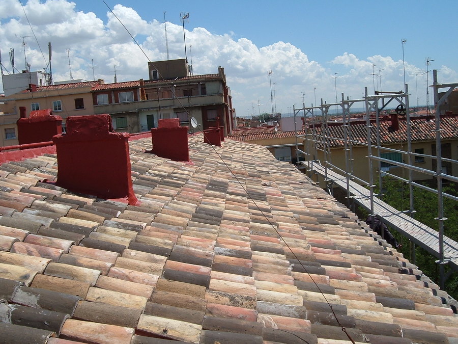 REHABILITACION TEJADO TEJA ANTIGUA