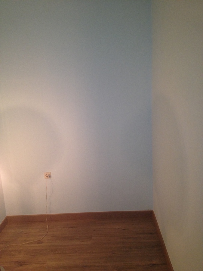 Rehabilitación vivienda-detalle de parquet y pintura paredes