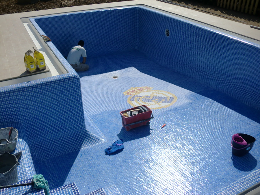 Rejuntado de la piscina