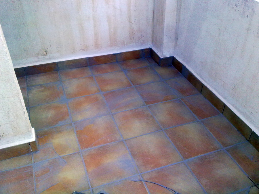 rejuntado de terraza