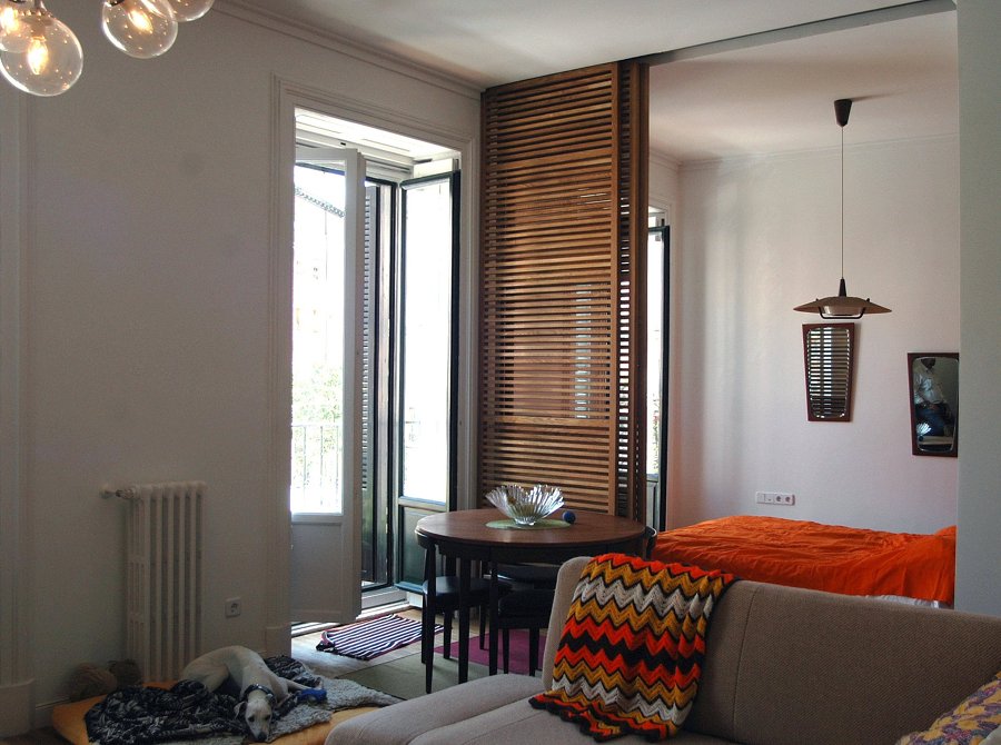 Relación salón-dormitorio principal