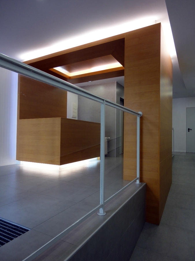 Remodelación de acceso a edificio de oficinas