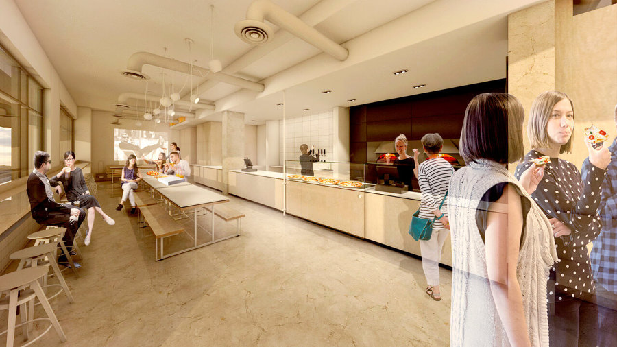 render 3d restaurante