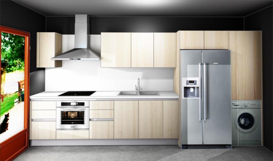 RENDER DE PARTE FRONTAL DE COCINA