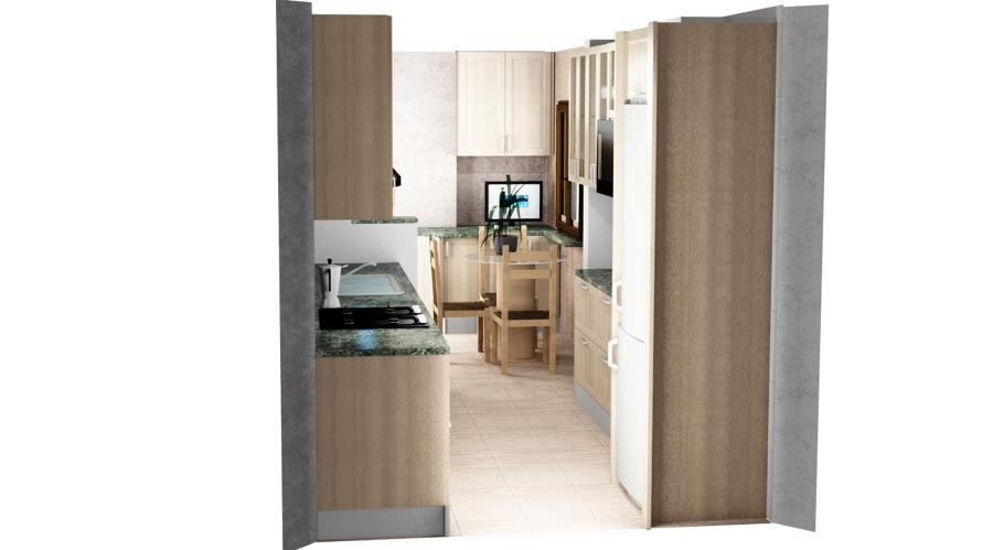 RENDER REFORMA COCINA