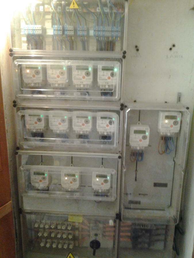 Renovación de cuadro de contadores