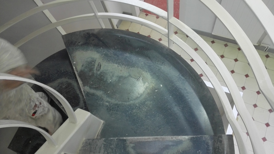 reparación de escalones para luego pintar