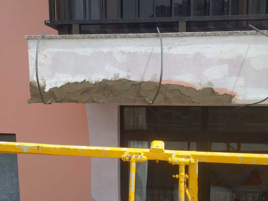 Reparación de grietas y desperfectos en balcones