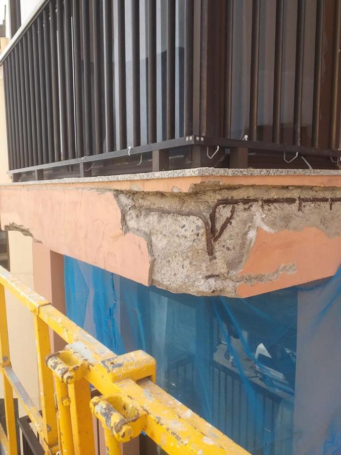 Reparación de grietas y desperfectos en balcones