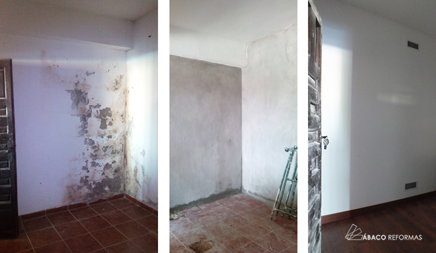 Reparación de humedades en trastero