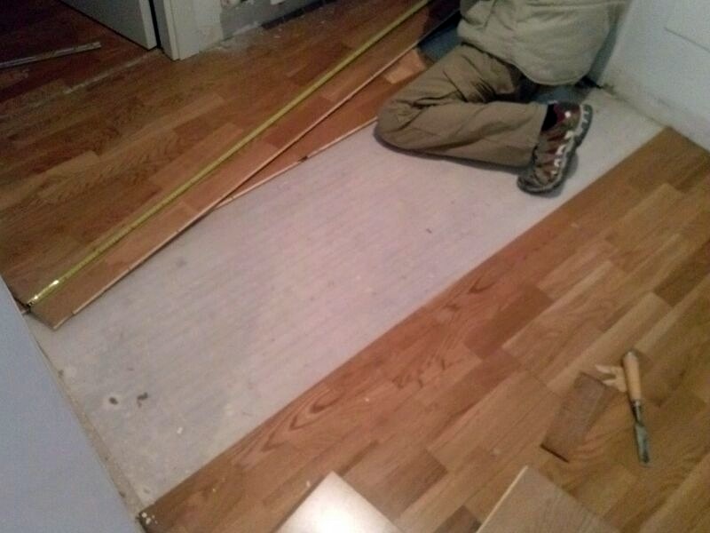 reparación de parquet dañado por agua