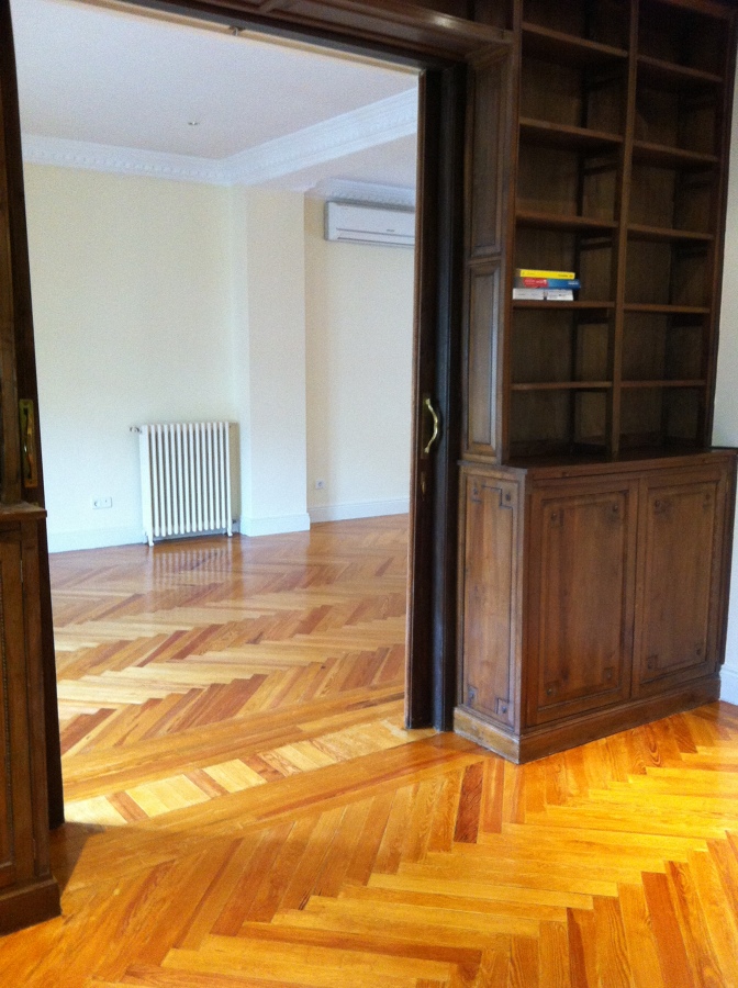 Reparacion de parquet pino melix