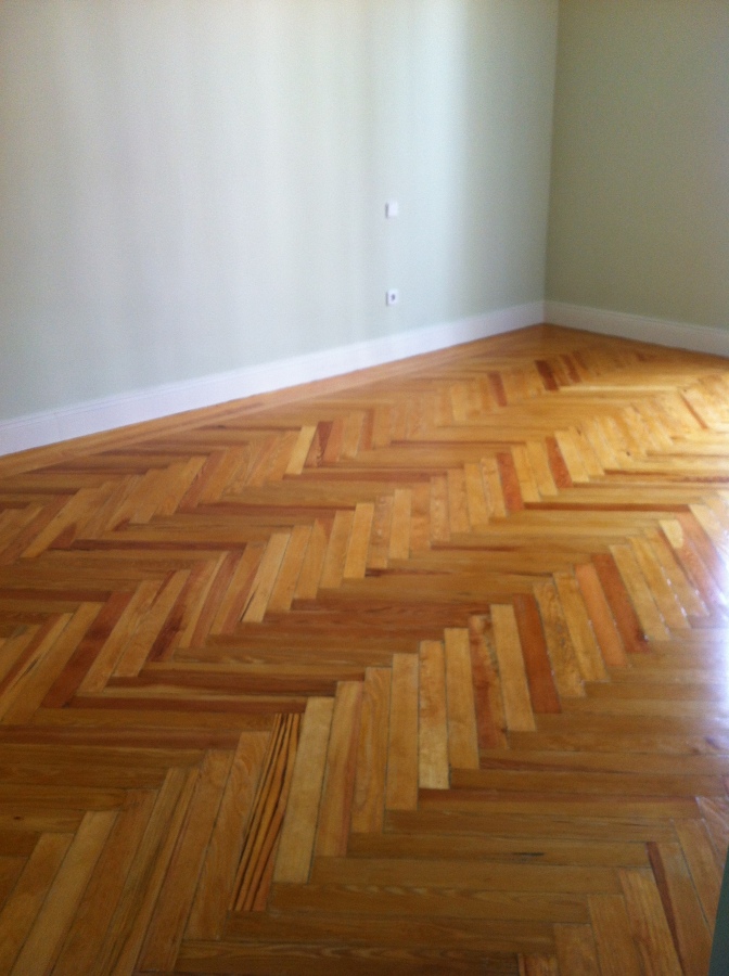 Reparacion de parquet pino melix
